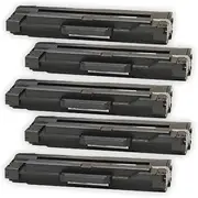[ExtraPrint] 5 Pack Compatible Toner Cartridge for Fuji Xerox CWAA0805 (25,000 Pages) for Fuji Xerox Phaser 3140, Phaser 3155, Phaser 3160, Phaser 3160N Printer