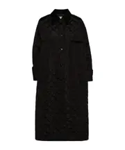 Lightweight Re-Nylon trench coat IT40 black