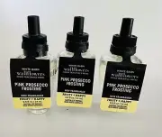 Bath & Body Works PINK PROSECCO FROSTING Wallflower Oil Refill Bulbs Set of 3