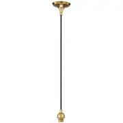 Cloth Cable Suspension Lights Solid Brass Components Traditional Period Lighting Inspirations