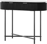 Artiss Console Table Hallway Drawer Wooden Entryway Desk Display Shelf Metal Leg