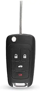 FLJKCT Car Key Shell 2 3 4 5 Buttons Car Key Shell Remote Flip Key Case,for Opel Vauxhall Astra H Insignia J Vectra C Corsa D Zafira G