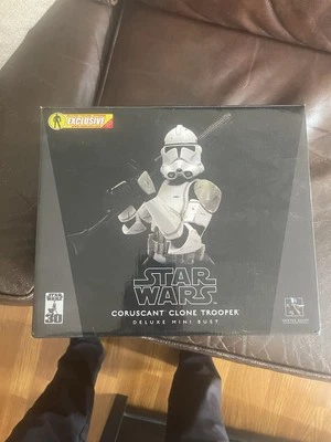 Star Wars Gentle Giant Coruscant Clone Trooper Mini Bust AFX Exc ~ #2493/2500