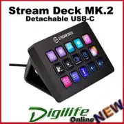 Elgato Stream Deck MK.2 - Tactile Control Interface, 15 Customisable LCD Keys