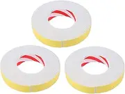 OSALADI 3rolls Single-Sided Foam Glue Expanding Foam Tape Sealing Tape for Doors and Windows Window Tape Door Seal Strip Sealing Strip Protection Automotive Tape Foam Gasket Tape White Eva