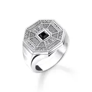 Buy Silver Octagon Signet Ring by Thomas Sabo online - THOMAS SABO Australia