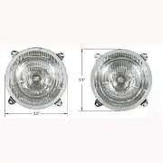 Pair of Headlights Fits Massey Ferguson Tractor 158 20D 50H 290 595