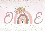 BOHEMIAN PINK CROWN STARS PERSONALISED 1ST FIRST BIRTHDAY PARTY BANNER BACKDROP g. Pole Pockets