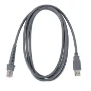 1X(1 X USB A male to RJ45 Cable 7ft 2M Barcode Scanner LS42785156