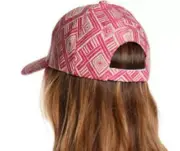 High Quality Woven Straw Womens Baseball Hat Fuchsia Vistor Cap GR8 Gift Magid