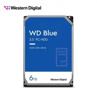 在飛比找momo購物網優惠-【WD 威騰】WD60EZAX 藍標 6TB 3.5吋SAT