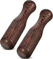 Alipis 1set Chicken Wing Wooden Garlic Hammer Grinding Stick Medicine Grinder and Pestles Cookware Coffee Grinders Pestle for Dough Baking Food Muddler Small Kitchen Appliances 2pcs