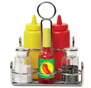 MELISSA & DOUG SEASONING CONDIMENTS SET TIKES FISHER PRICE FOOD PLAY ✿ RARE NEW