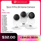 YI Pro 3Pc Kits 2K Home Camera Wi-Fi IP Security Surveillance Smart System with