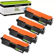 4PK CF230A BK Toner Compatible with HP 30A LaserJet Pro M203dn M203dw MFP M227d