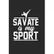 Savate Fighter Notebook: Diary Journal 6x9 inches with 120 Lined Pages