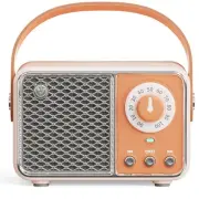 Retro Bluetooth Speaker, Vintage Decor, Portable Small Wireless Radio Bluetoo...