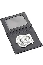 Smiffys Unisex Police Badge, Silver, One Size, 34040