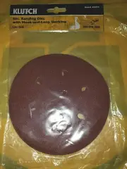 KLUTCH #42318-Pack of 3-Sanding Disc-6 in with Hook & Loop Backing, 120 Grit