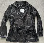 Atmos & Here Ariana Sequin Waist Tie Blazer size 12. New with tags, RRP $130