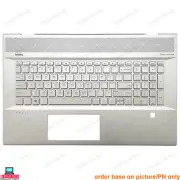 HP ENVY 17-CE TPN-W145 backlit US keyboard palmrest silver
