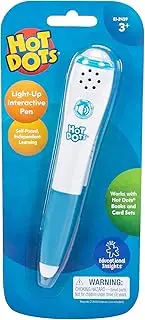 Educational Insights Hot Dots Light-Up Interactive Pen, Single Pen, Interactive Learning, Compatible with Any Hot Dots Set