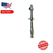 Premium 304 Stainless Steel Wedge Anchors - 3/8" X 4-3/4" Heavy-Duty Set of 25