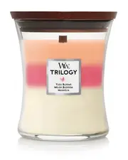 Woodwick Medium Trilogy Candle - Blooming Orchard