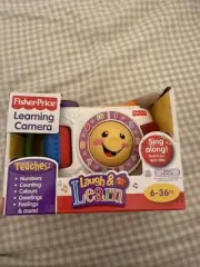 Fisher Price Electronic Light Up Camera Toy Childrens Laugh and Learn 6-36m New
