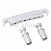 6 String Tune-O-Matic Tailpiece For Gibson Les Paul LP Guitar Chrome