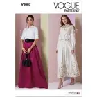 NEW Vogue V2007 Misses' Collared Two Piece Dress Pattern By Spotlight
