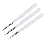 3Pcs Dotting Painting Drawing Liner Polish Brush Tool Nail Art Pen Brush Pen