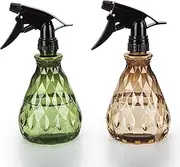 wugongshan 2 Pcs Spray Bottles, 500 ml/17 oz Empty Water Spray Bottles, Plastic Reusable Adjustable Mist Sprayer Squirt Bottles Containers Refillable for Cleaning Solutions, Gardening, Plants