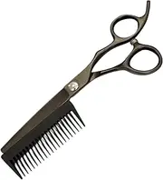 Scissors for Hair,Hair Cutting Scissors - 2-in-1 Hairdressing Tools with Detachable Comb Thinning Shear for Bathroom Grooming Travel Salon Hairstylist Home Men Women Kids Elderly