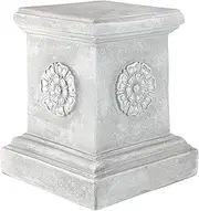 Design Toscano English Rosette Garden Sculptural Plinth - Large