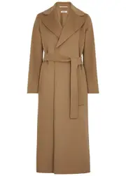 S Max Mara Poldo Wool Coat - Camel - 12 12
