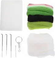FIXOSHEE 1Set Panda Needle Felting Kits for Beginners Complete Wool Felting Starter with DIY Materials for Creative Crafting for Adults to Make Unique Felt