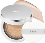 BBIA EAU Glow Cushion Foundation SPF40 - Moist Natural Coverage, Watery Glowy Texture with Semi-Matte Finish, Comfortable Lightweight & Longlating, Vegan, Korean Makeup (23 NATURAL, Pack of 1)