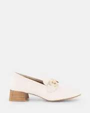 Shelly Shen Major/Bone Leather Womens Casuals 08