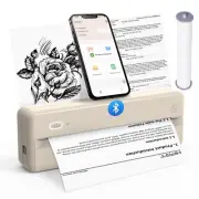 HPRT Portable Printers Wireless for Travel - MT810 Bluetooth Thermal Inkless ...
