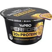 YoPRO Perform High Protein Yoghurt Mango Passionfuit 175g