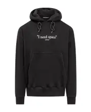 I Need Space cotton hoodie XXS Black