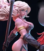 Sexy Amazon Princess 3D Printing Garage Kit Model Kit Unpainted Unassembled GK