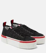 [Christian Louboutin] Christian Louboutin Super Pedro CL platform sneakers AU 7 black