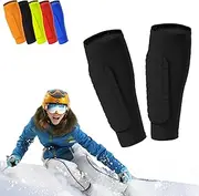 Frost Armours - Frost Armours Ski Shields, Ski Shin Pads, Shin Guards with Honeycomb Pads, Breathable Elastic Anti-Collision Leggings for Skiing