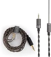HIDIZS BL2.5 Detachable Balanced Earphone Cable, 2.5mm Plug Replacement Headphone Audio Cord Headphone Upgraded Cable-2 Pin 0.78mm IEM Cord for MS4 MS2 MS1 KZ ES4 ZSR ZST ZSR ED16 ZS10 TFZ TRN (2.5mm)