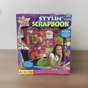 New Just My Style Stylin' Scrapbook 40-pg Hardcover Scrapbook & 1700 pieces