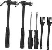 PERSELOSO 2Sets Excavation Tools Kit DIY Digging with Hammer Chisel and Brush for Dinosaur Fossil Tool for Hands Activities