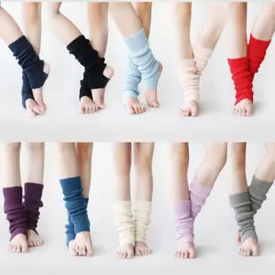 瑜伽保暖襪套成人兒童拉丁芭蕾舞蹈腿套踩腳護膝秋冬及膝堆堆襪子 新款 摩天大樓