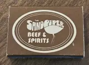 The Sandpiper Beef & Spirits Matchbox Unstruck